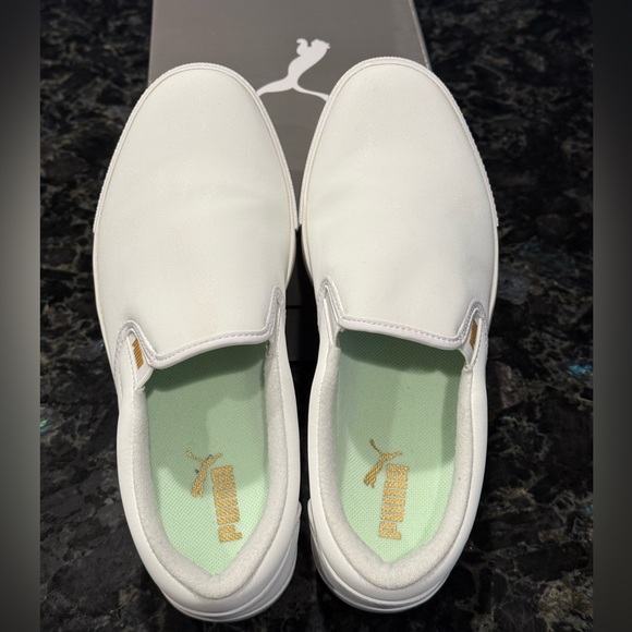 PUMA Women’s TUSTIN L Slip-on Spikeless golf shoes Size 7 White LIKE NEW - Picture 10 of 13